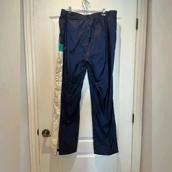 Vintage from the  80’s Adidas Mens Blue Track Pants Fully Lined Size Large - Picture 7 of 16